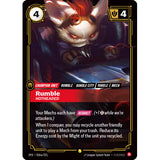 RFB [RFB02-SFD-026a SC] Rumble - Hotheaded (Alternate Art)