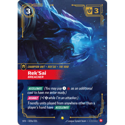 RFB [RFB02-SFD-029a SC] Rek'Sai - Breacher (Alternate Art)