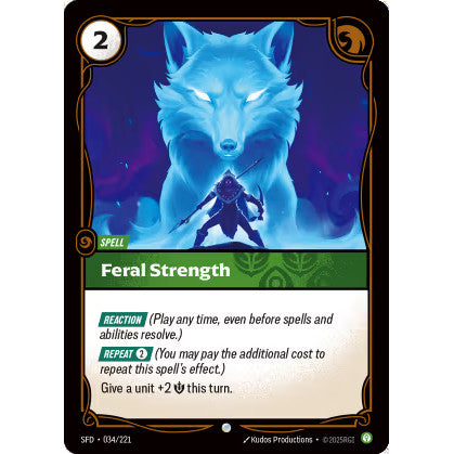 RFB [RFB02-SFD-034 C] Feral Strength