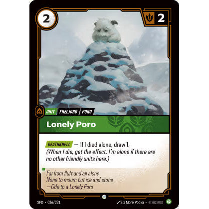 RFB [RFB02-SFD-036 C] Lonely Poro