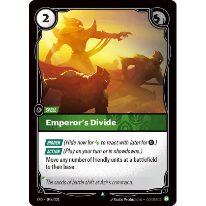 RFB [RFB02-SFD-043 U] Emperor's Divide