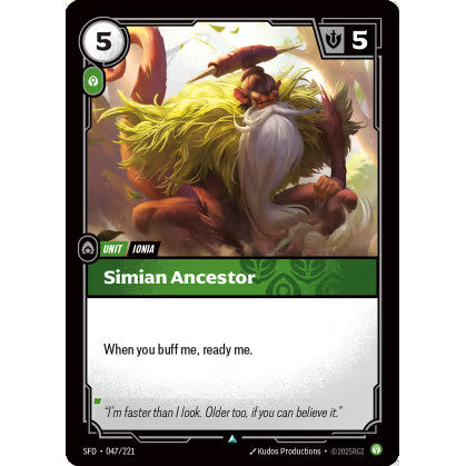 RFB [RFB02-SFD-047 U] Simian Ancestor
