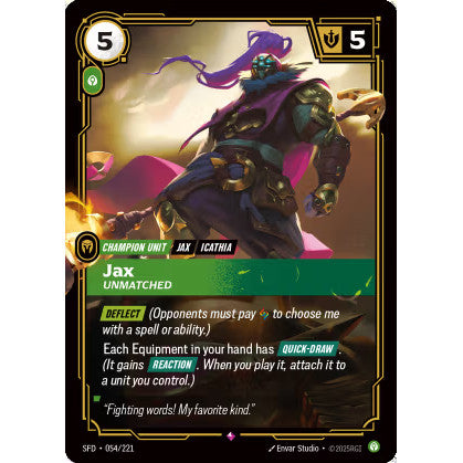 RFB [RFB02-SFD-054 R] Jax - Unmatched