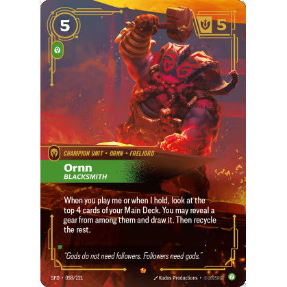RFB [RFB02-SFD-058 E] Ornn - Blacksmith
