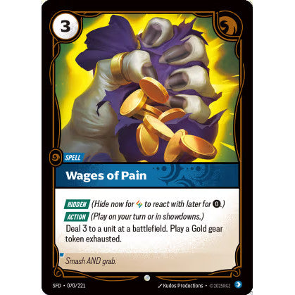 RFB [RFB02-SFD-070 C] Wages of Pain