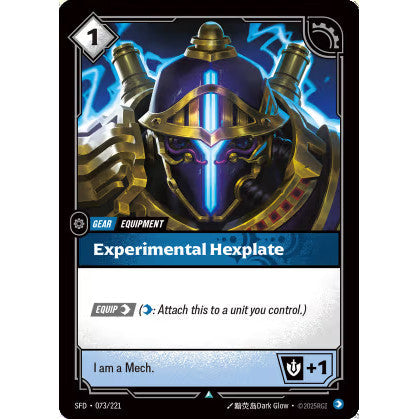 RFB [RFB02-SFD-073 U] Experimental Hexplate