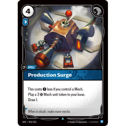 RFB [RFB02-SFD-076 U] Production Surge