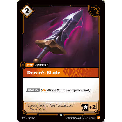 RFB [RFB02-SFD-095 C] Doran's Blade