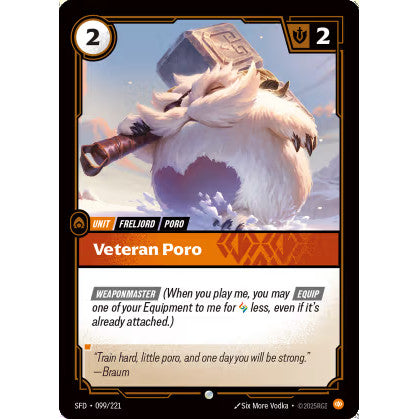 RFB [RFB02-SFD-099 C] Veteran Poro