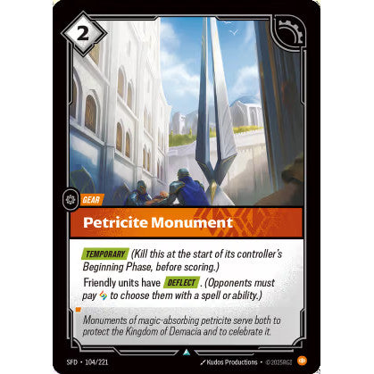 RFB [RFB02-SFD-104 U] Petricite Monument