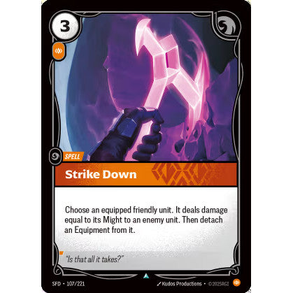 RFB [RFB02-SFD-107 U] Strike Down