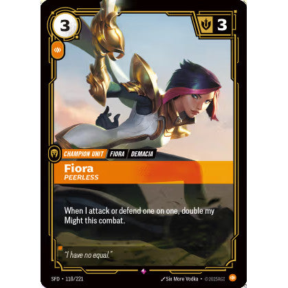 RFB [RFB02-SFD-110 R] Fiora - Peerless