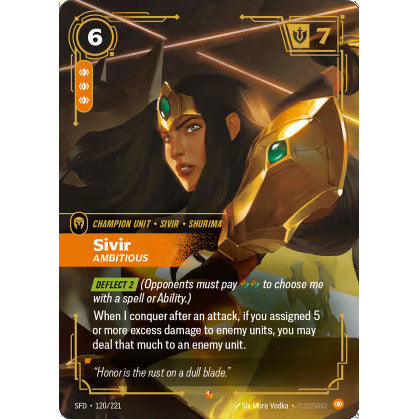 RFB [RFB02-SFD-120 E] Sivir - Ambitious