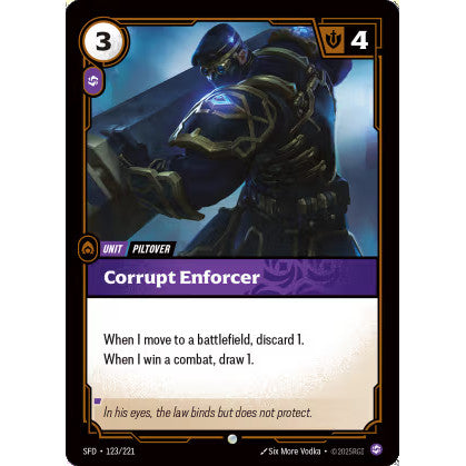 RFB [RFB02-SFD-123 C] Corrupt Enforcer