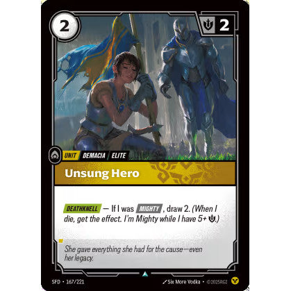 RFB [RFB02-SFD-167 U] Unsung Hero