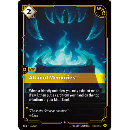 RFB [RFB02-SFD-169 R] Altar of Memories