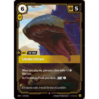 RFB [RFB02-SFD-175 R] Undertitan