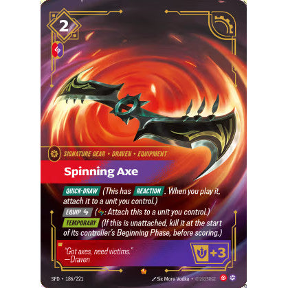 RFB [RFB02-SFD-186 E] Spinning Axe