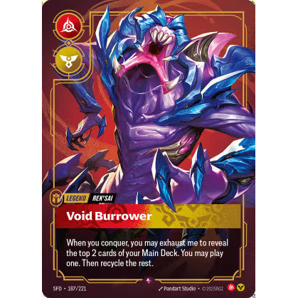 RFB [RFB02-SFD-187 R] Rek'sai - Void Burrower