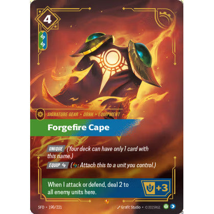 RFB [RFB02-SFD-190 E] Forgefire Cape