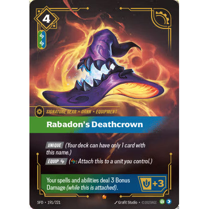 RFB [RFB02-SFD-191 E] Rabadon's Deathcrown