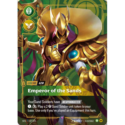 RFB [RFB02-SFD-197 R] Azir - Emperor of the Sands