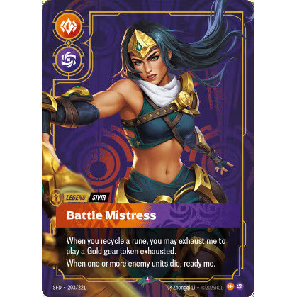 RFB [RFB02-SFD-203 R] Sivir - Battle Mistress