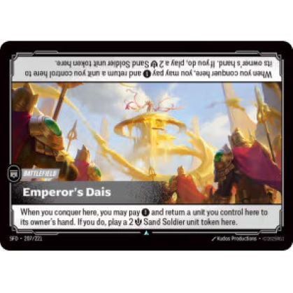 RFB [RFB02-SFD-207 U] Emperor's Dais