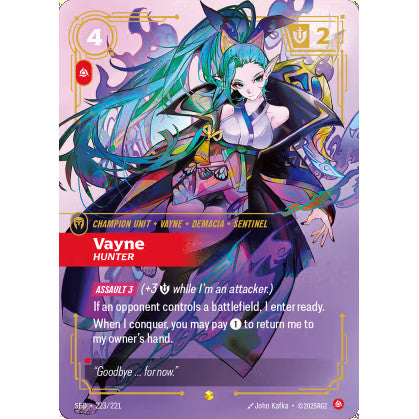 RFB [RFB02-SFD-223 SC] Vayne - Hunter (Overnumbered)