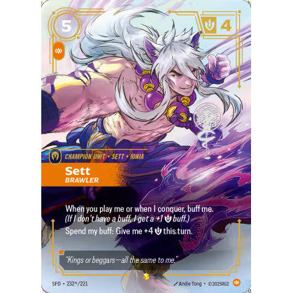RFB [RFB02-SFD-232* SC] Sett - Brawler (Signature)