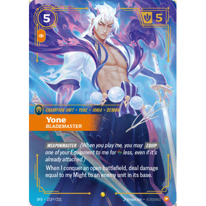 RFB [RFB02-SFD-233* SC] Yone - Blademaster (Signature)