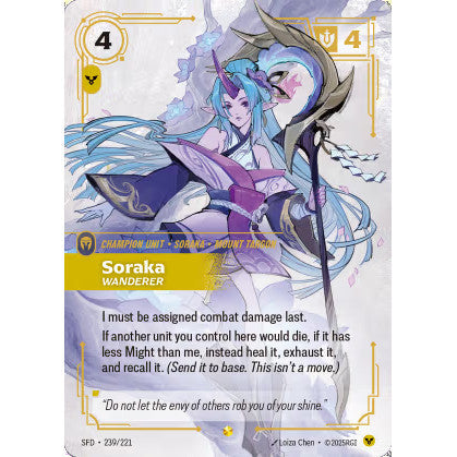 RFB [RFB02-SFD-239 SC] Soraka - Wanderer (Overnumbered)