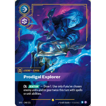 RFB [RFB02-SFD-248 SC] Ezreal - Prodigal Explorer (Overnumbered)