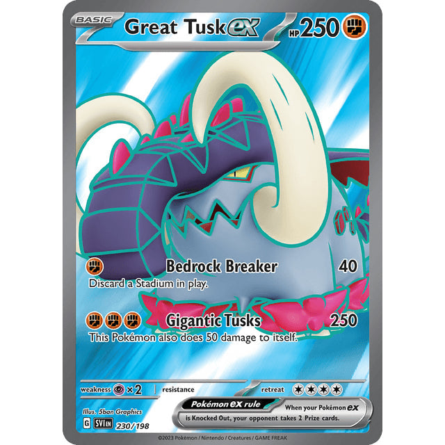 PKM [SV01-SVI-230 UR] Great Tusk ex - 230/198