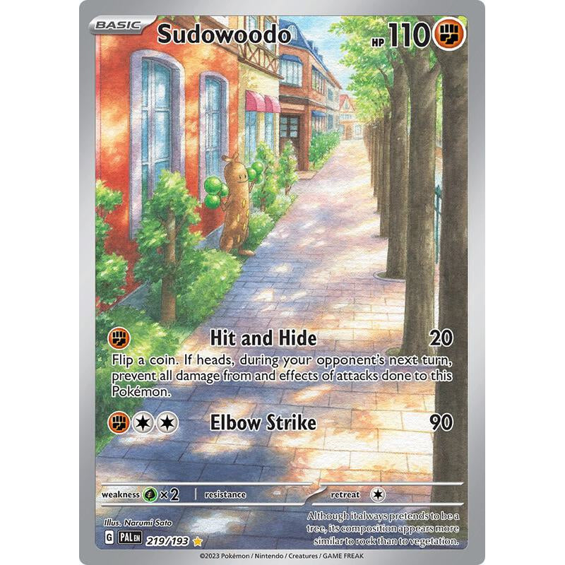 PKM [SV02-PAL-219 IR] Sudowoodo - 219/193
