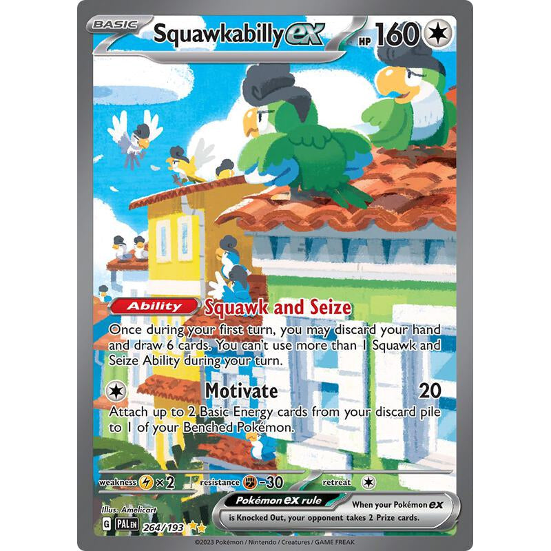 PKM [SV02-PAL-264 SIR] Squawkabilly ex - 264/193