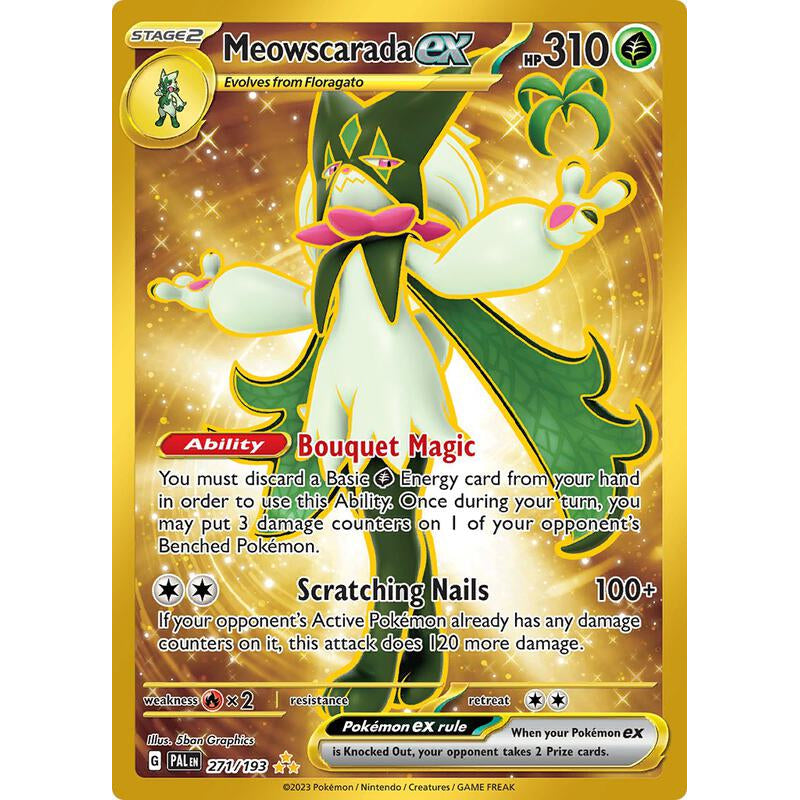 PKM [SV02-PAL-271 HR] Meowscarada ex - 271/193