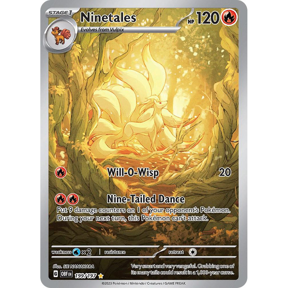 PKM [SV03-OBF-199 IR] Ninetales -199/197