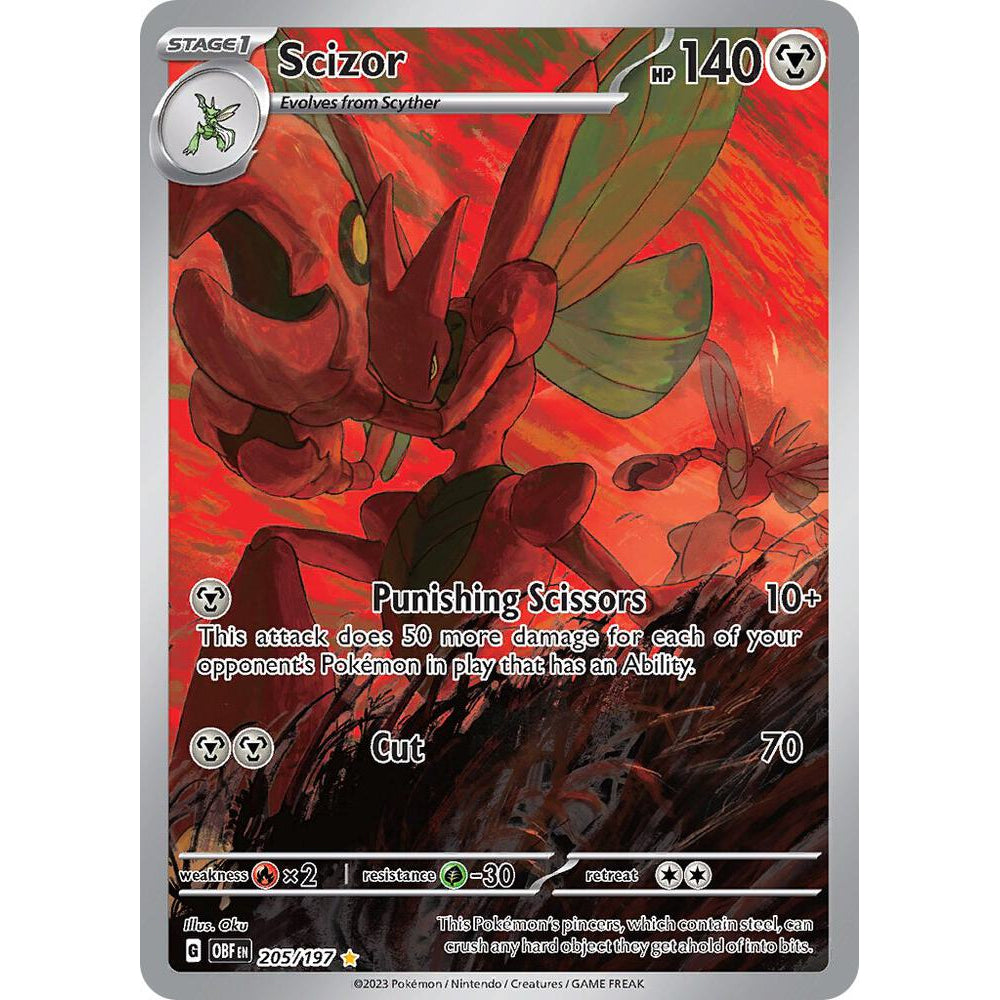 PKM [SV03-OBF-205 IR] Scizor - 205/197