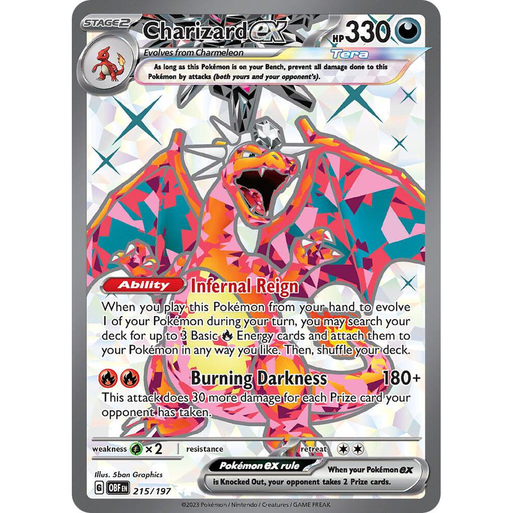 PKM [SV03-OBF-215 UR] Charizard ex - 215/197