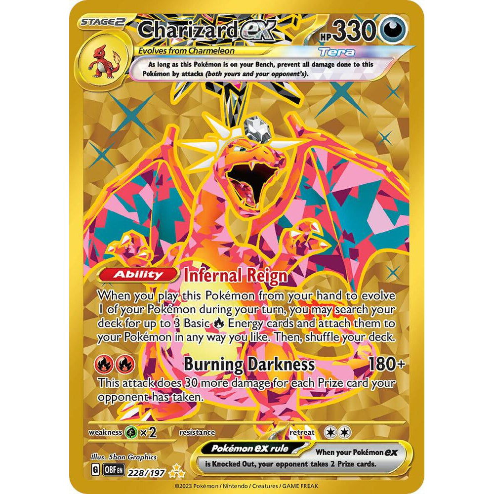 PKM [SV03-OBF-228 HR] Charizard ex - 228/197