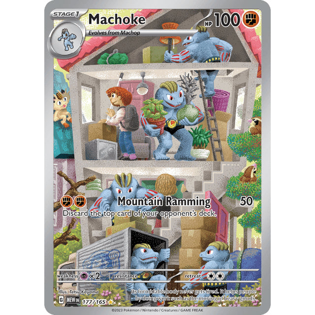 PKM [SV03.5-MEW-177 IR] Machoke - 177/165