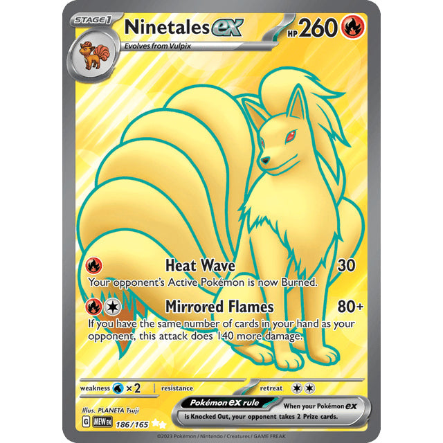 PKM [SV03.5-MEW-186 UR] Ninetales ex - 186/165