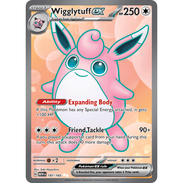 PKM [SV03.5-MEW-187 UR] Wigglytuff ex - 187/165