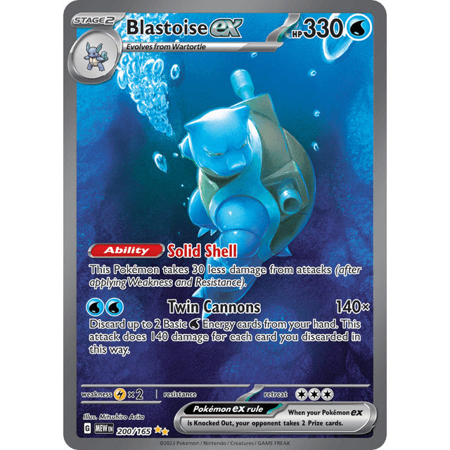 PKM [SV03.5-MEW-200 SIR] Blastoise ex - 200/165
