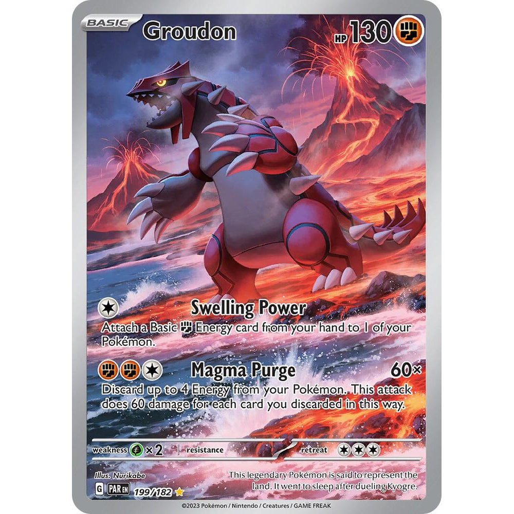PKM [SV04-PAR-199 IR] Groudon - 199/182