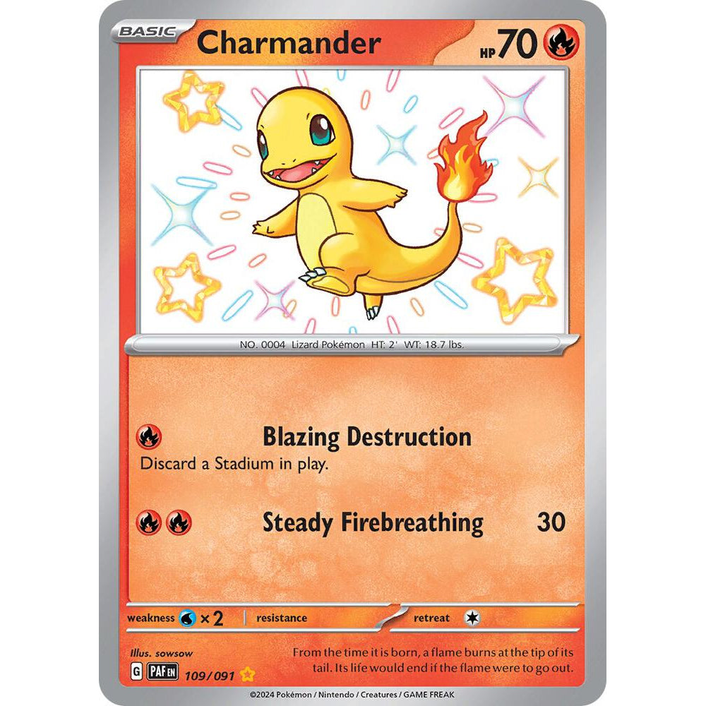 PKM [SV04.5-PAF-109 SR] Charmander - 109/091