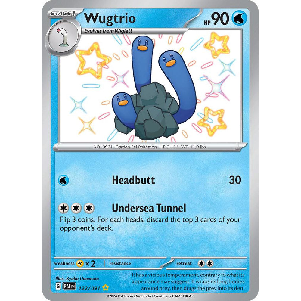 PKM [SV04.5-PAF-122 SR] Wugtrio - 122/091