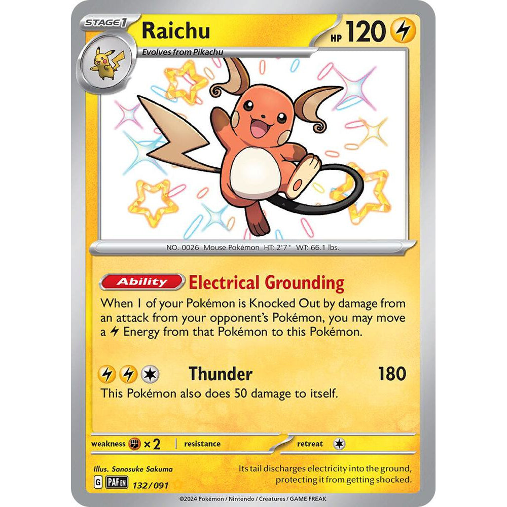 PKM [SV04.5-PAF-132 SR] Raichu - 132/091