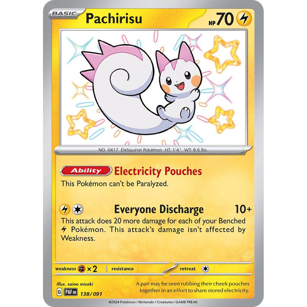 PKM [SV04.5-PAF-138 SR] Pachirisu